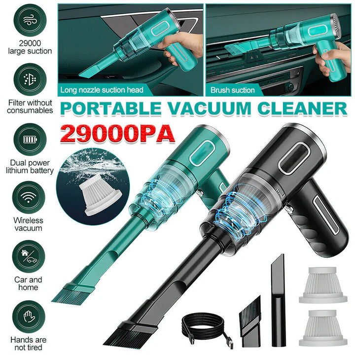 ProCar™ Wireless Car Vacuum Cleaner USB Charging 2000Mah Portable Mini