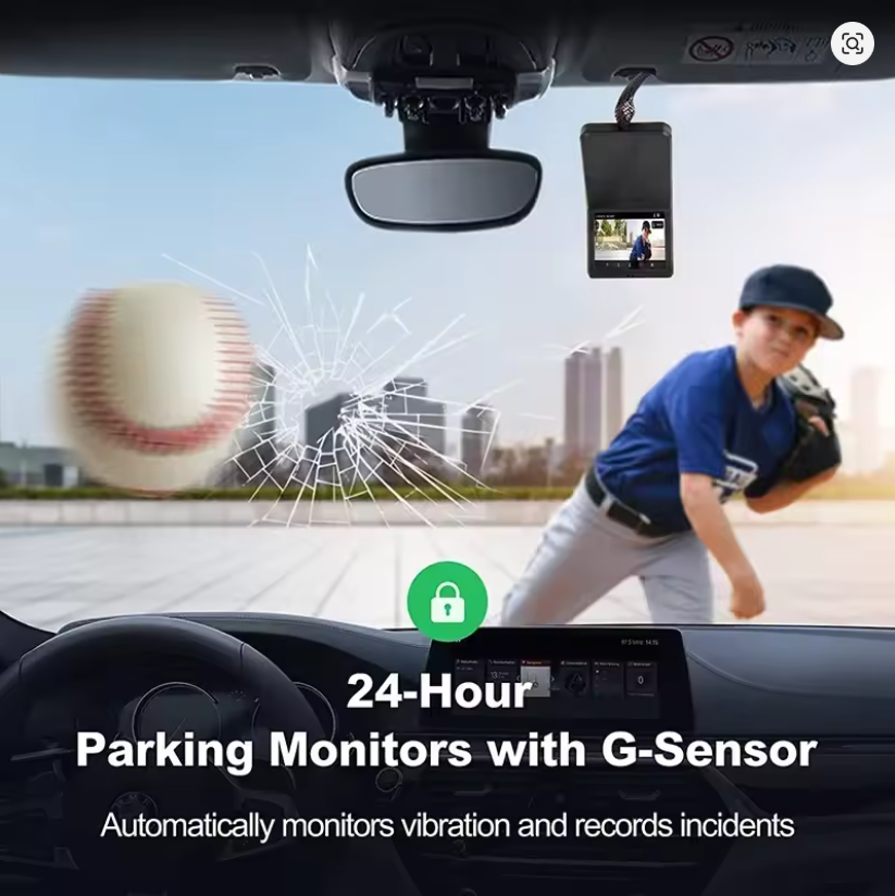 ProCar™4K Car Dash Cam Front & Rear WiFi Car Camera Auto Night Vision Parking Monitor
