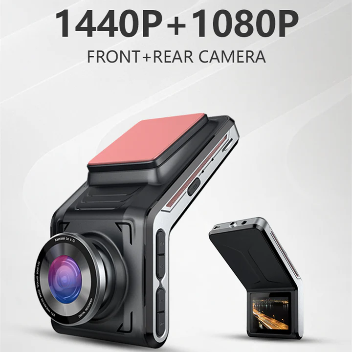 ProCar™4K Car Dash Cam Front & Rear WiFi Car Camera Auto Night Vision Parking Monitor