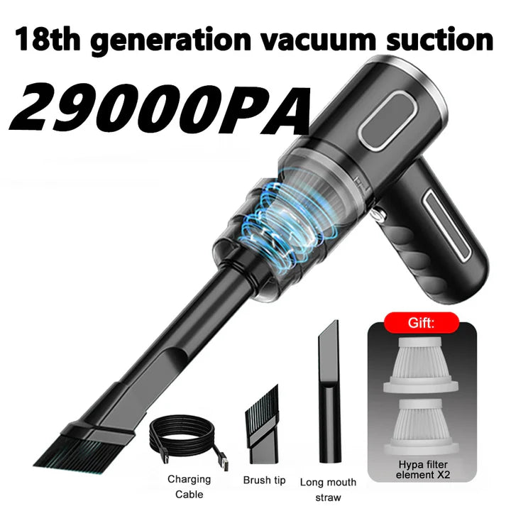 ProCar™ Wireless Car Vacuum Cleaner USB Charging 2000Mah Portable Mini